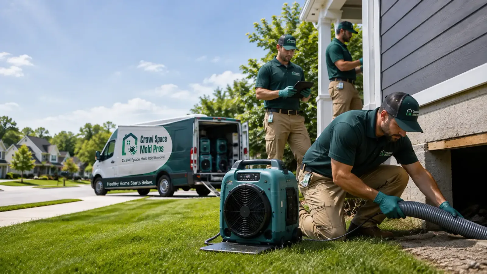 Crawl Space Mold Removal in Logan, UT